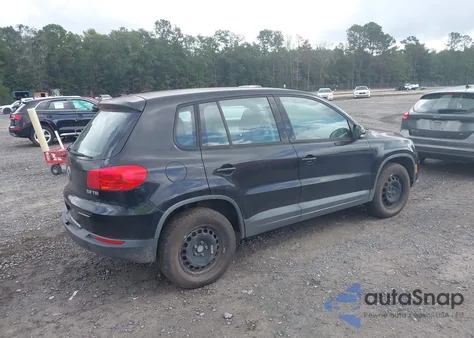 2012 Volkswagen Tiguan S из США, поврежденный, VIN WVGCV7AX1CW505447